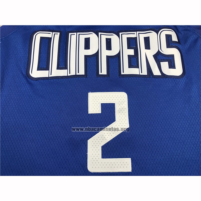 Camiseta Los Angeles Clippers Kawhi Leonard NO 2 Icon 2020-21 Azul